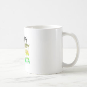 Süße Happy Birthday Hakuna Matata Öko-Inspiration Tasse
