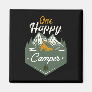 Süße Happy Camper Geburtstags Camping Familien Übe Magnet