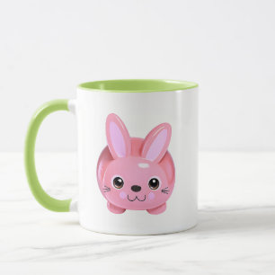 Süße Hasen-Illustration Tasse