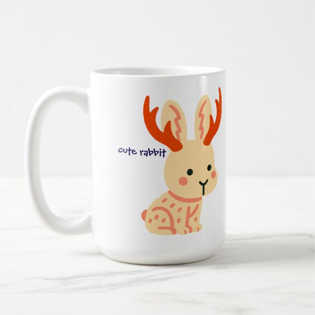 Süße Hasen-Tasse Kaffeetasse (Links)
