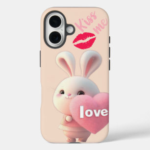 „Süße Hasenliebe – Küss mich Case-Mate iPhone-Hüll iPhone 16 Hülle