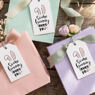 Süße Hasenohren Ein Hase liebt dich Ostern Geschenkanhänger
