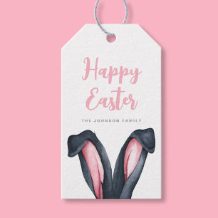 Süße Hasenohren Frohe Ostern  Geschenkanhänger