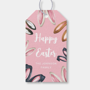 Süße Hasenohren Frohe Ostern Geschenkanhänger