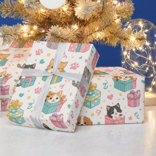 Süße Haustier-Geschenkverpackung   Hund & Katze Mu Geschenkpapier