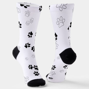 Süße Haustier-Pfotenabdrücke  Socken