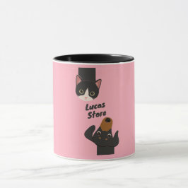 Süße Haustiere im Doodle-Stil Tasse
