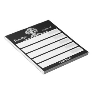 Süße Haustiere Minimalistisches Design - Hund 1a Notizblock