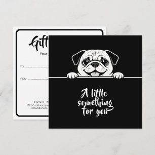 Süße Haustiere Minimalistisches Design - Hund 2 Mitteilungskarte