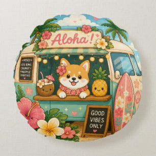 Süße Hawaii kawaii Kreis Kissen