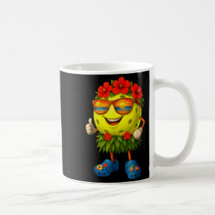 Süße hawaiianische Pickleball-Ball tropische Stran Kaffeetasse
