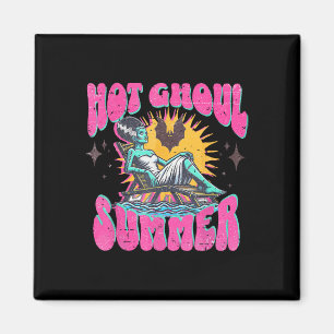 Süße heiße Ghoul-Sommer lustige Horror-Sommer-Stra Magnet