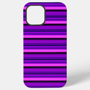 Süße heiße schwarze violette Streifen iPhone 12 Pro Max Hülle
