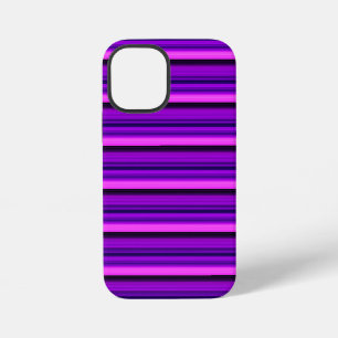 Süße heiße schwarze violette Streifen iPhone 12 Mini Hülle