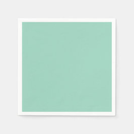 Süße hell-teal-farbene feste Servietten