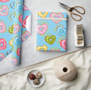Süße & helle Donuts Donuts-Serie Design 2 Geschenkpapier