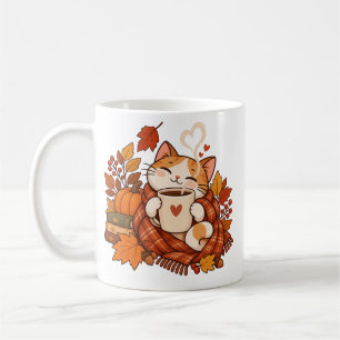 Süße Herbst-Ästhetik-Tasse Kaffeetasse