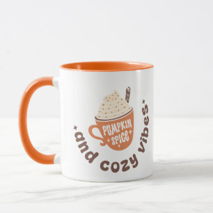 Süße Herbst-Pumpkin-Spice- und Cozy-Stimmung  Tasse