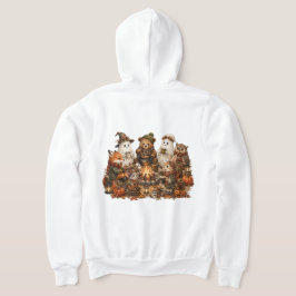 Süße Herbst-Waldtiere beim Spielen Hoodie