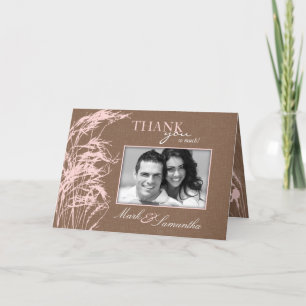 Süße Herbstbraut TY Karte