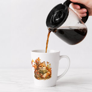 Süße Herbstfuchs-Lesetasse   Cozy Cottagecor Milchtasse