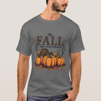 Süße Herbstsaison-Zitat Die Herbstsaison Beginnt E T-Shirt