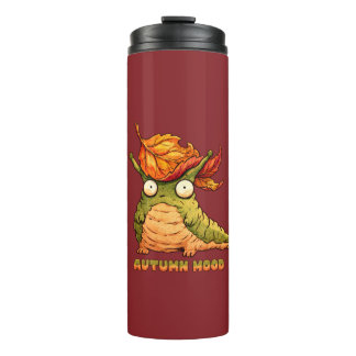Süße Herbstschnecke Herbst Stimmung Hoodie Thermosbecher