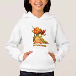 Süße Herbststimmung-Schnecken-Hoodie Hoodie