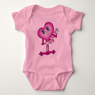 Süsse Herz Baby Strampler
