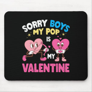 Süße Herzcharaktere Tut mir leid, Jungs, mein Papa Mousepad
