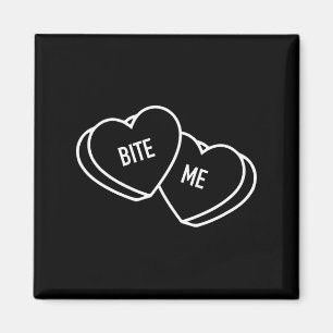 Süße Herzen beißen mich, Lustiger Anti-Valentinsta Magnet