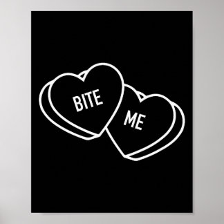 Süße Herzen beißen mich, Lustiger Anti-Valentinsta Poster