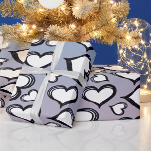 Süße Herzen Geschenkpapier