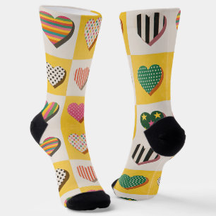 Süße Herzen Socken