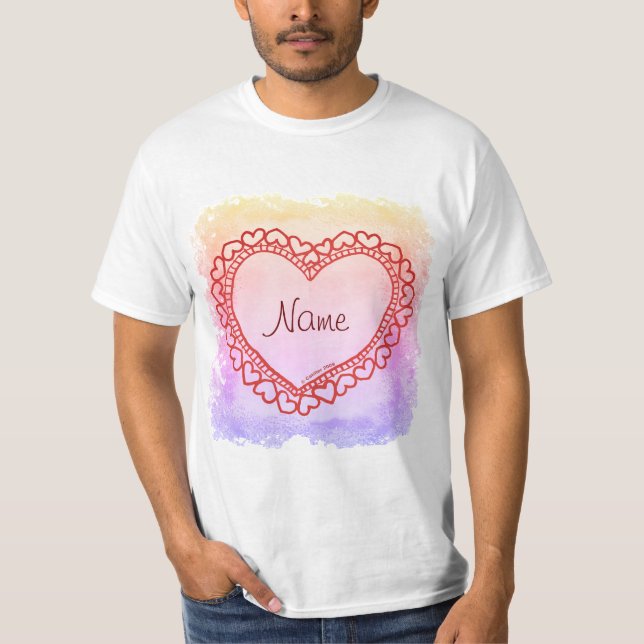 Süße Herzen  T-Shirt (Vorderseite)