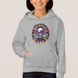 Süße Hexe schafft magische Momente mit Kröten Hoodie