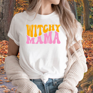 Süße Hexen-Mama-Mutter-Hexe-Halloween T-Shirt