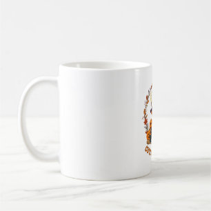 Süße Hexen-Stimmung Halloween Highland-Kuh Schwarz Kaffeetasse