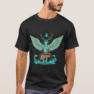 Süße Hexen-Waschbär auf einem Besenstiel T-Shirt