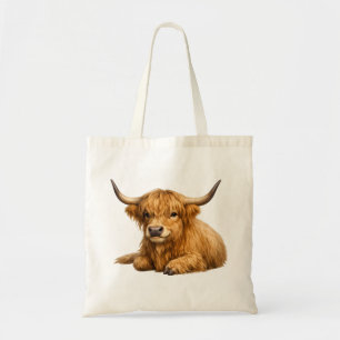 Süße Highland-Kuh Grafik-Tasche  Tragetasche