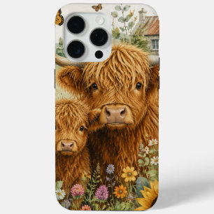 Süße Highland-Kuh-Handyhülle Wasserfarben-Kuh Case-Mate iPhone Hülle