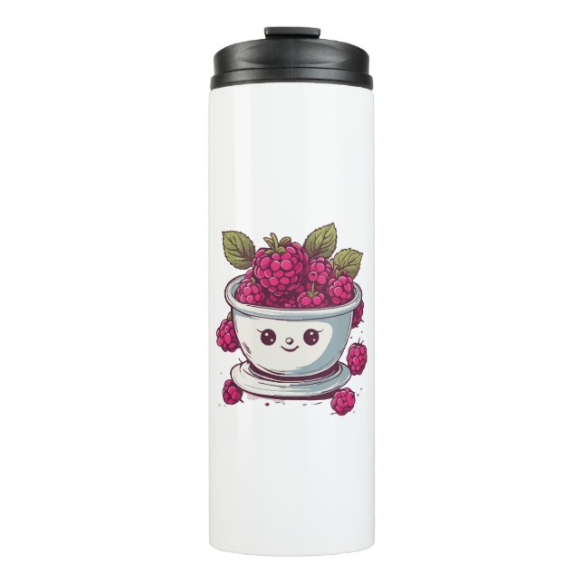 SÜSSE HIMBEERE THERMOSBECHER (Vorderseite)