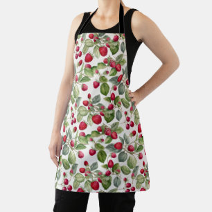 Süße Himbeeren Wasserfarben Schürze