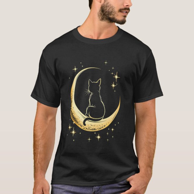 Süße himmlische Katze T-Shirt (Vorderseite)