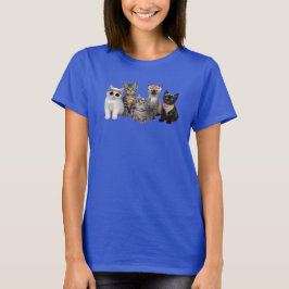 Süße Hippie-Katze T-Shirt