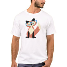 Süße Hipster-Brillen-Fuchs