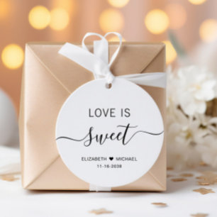 Süße Hochzeit der Liebe Geschenkanhänger