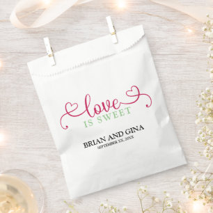 Süße Hochzeit der Liebe Geschenktütchen