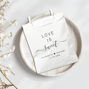 Süße Hochzeit der Liebe Geschenktütchen