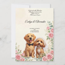Süße Hochzeitshunde 